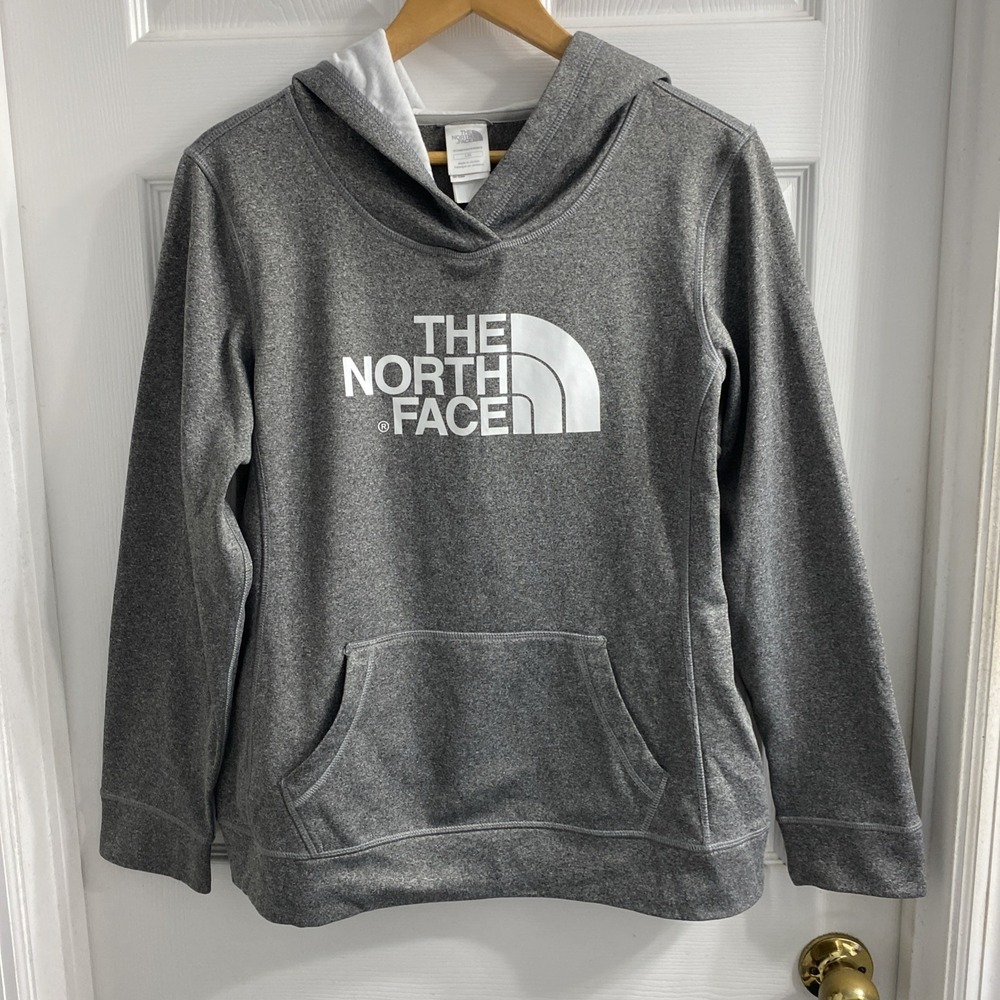 The North Face Women's Large Half Dome Pullover Hoodie Gray